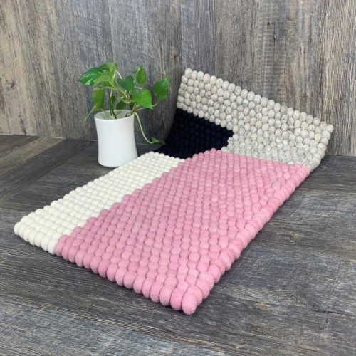 Gray Pink 18x30 Rug